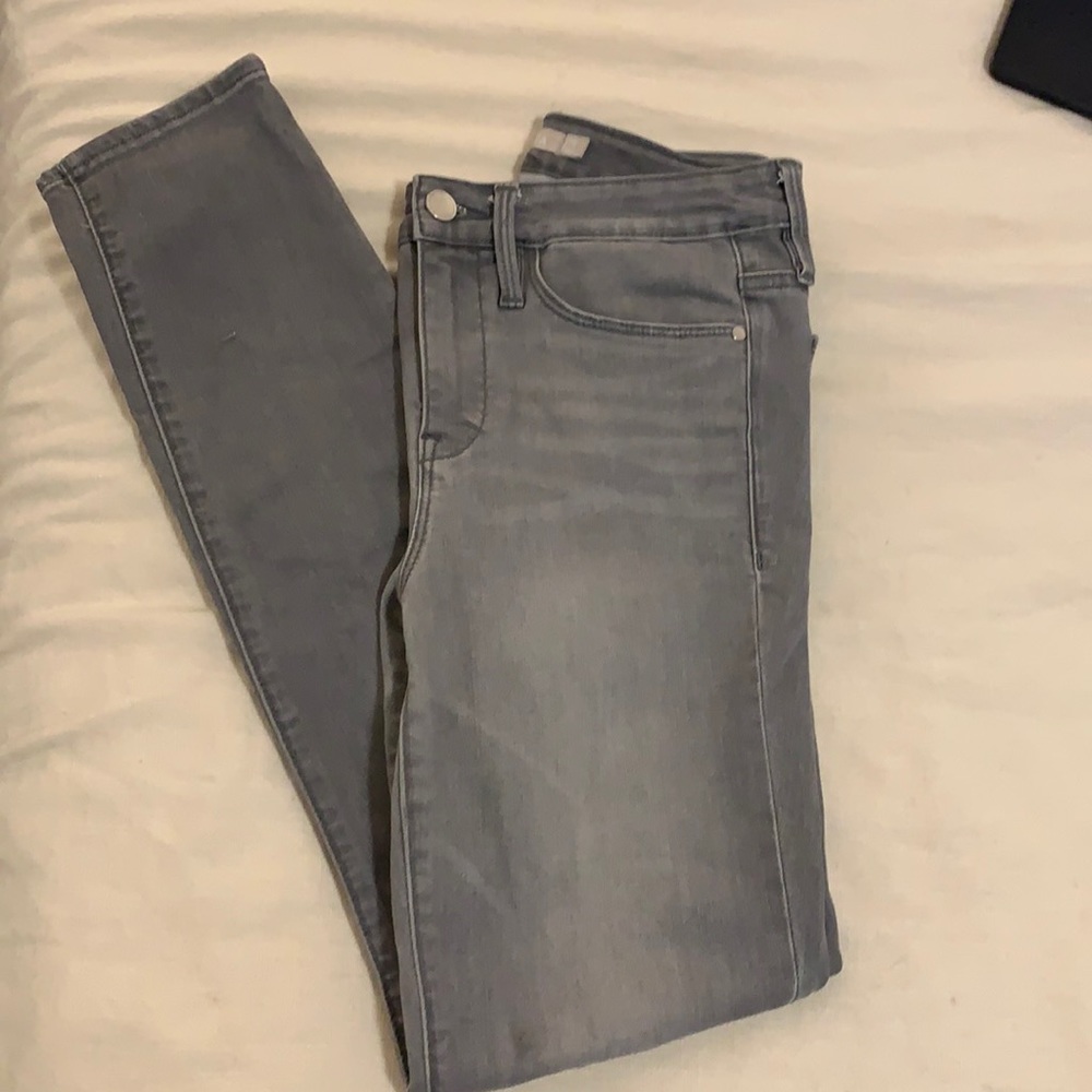 Athleta grey skinny jeans
